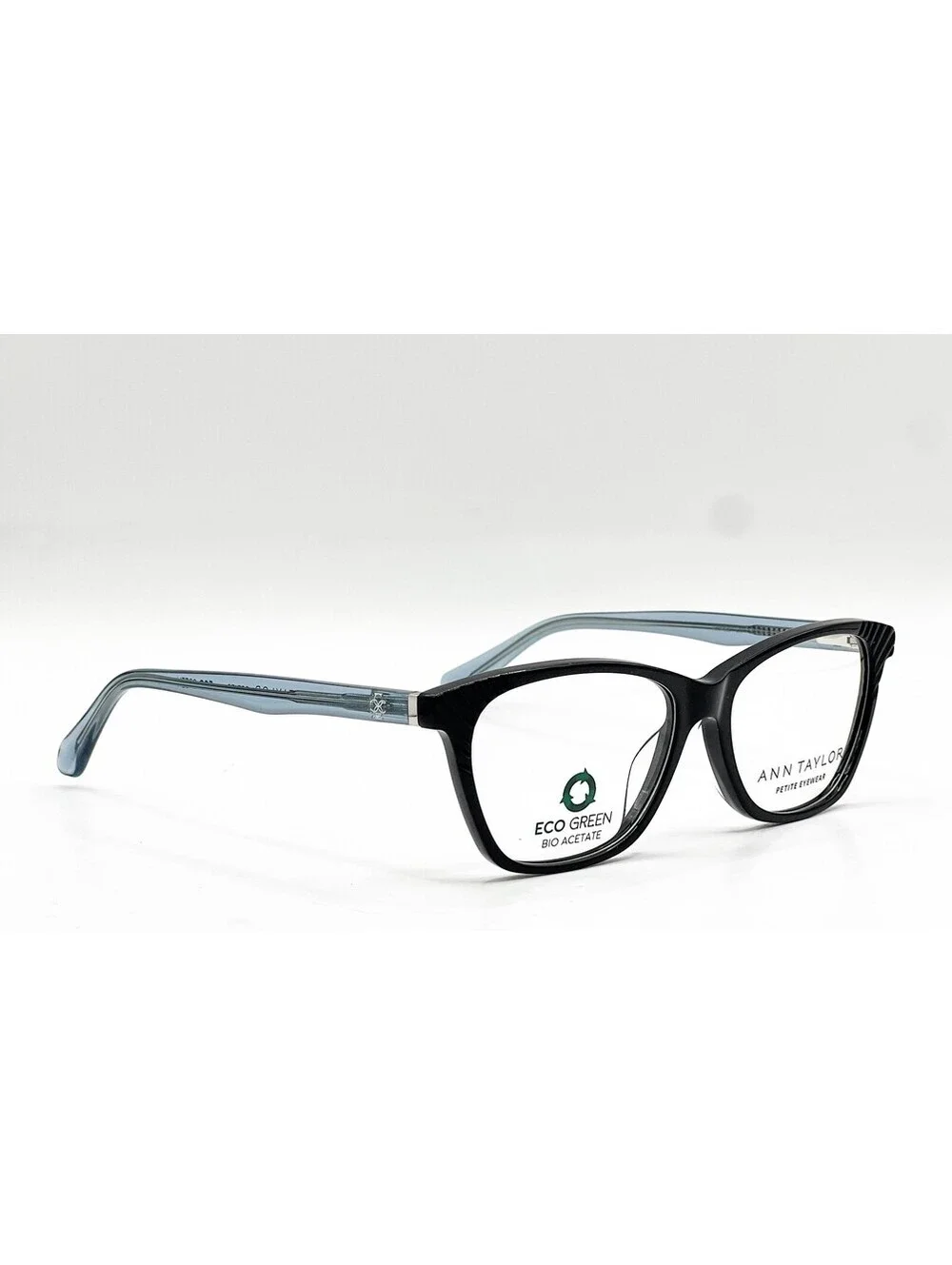 Ann Taylor Atp821 C01 Black Crystal Authentic Eyeglasses 50-14-130